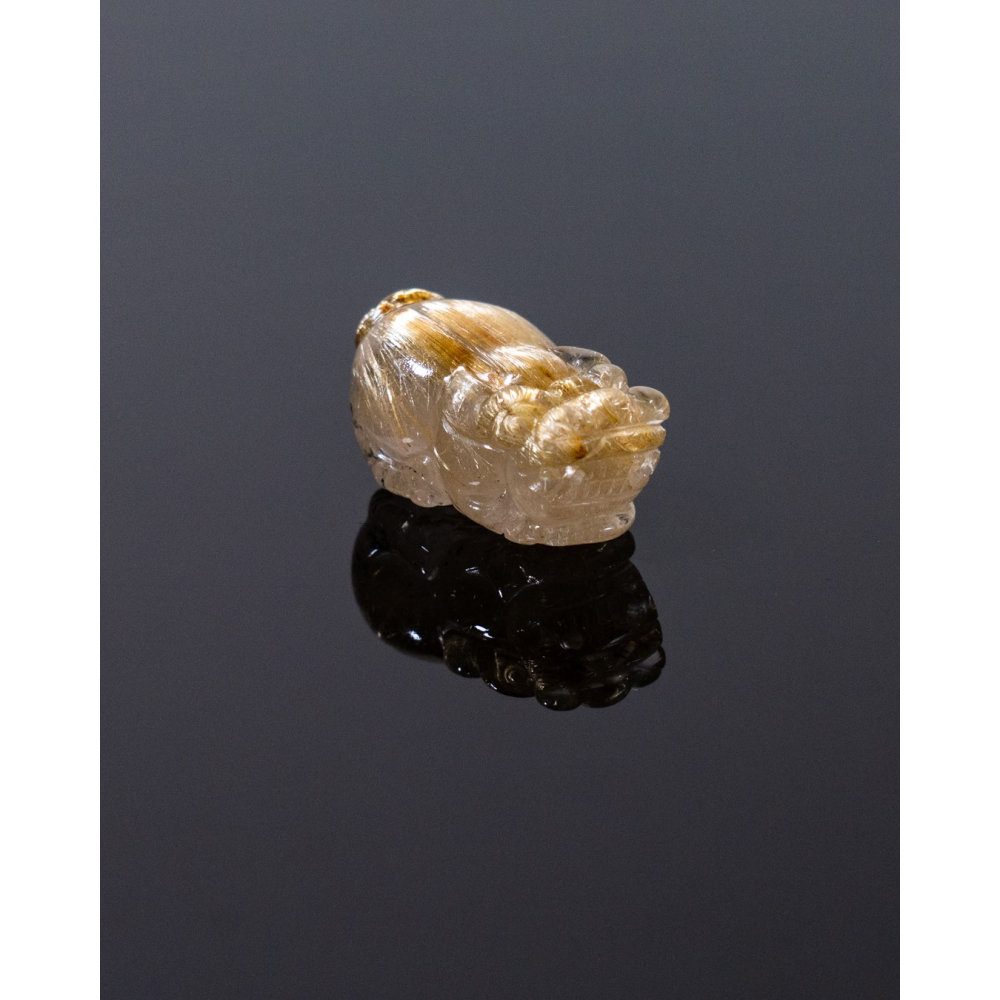 精緻迷你型奢華鈦晶貔貅-細節圖9