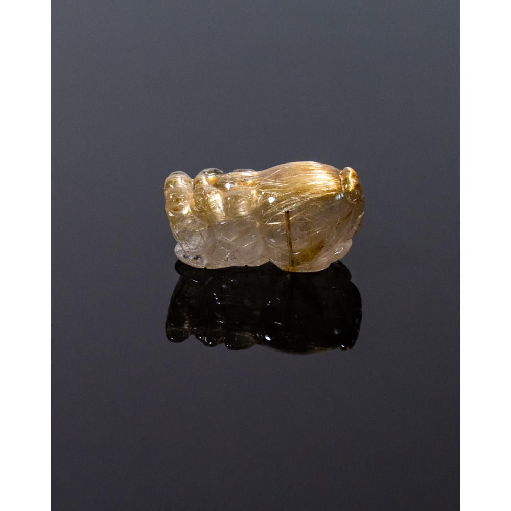 精緻迷你型奢華鈦晶貔貅-細節圖10