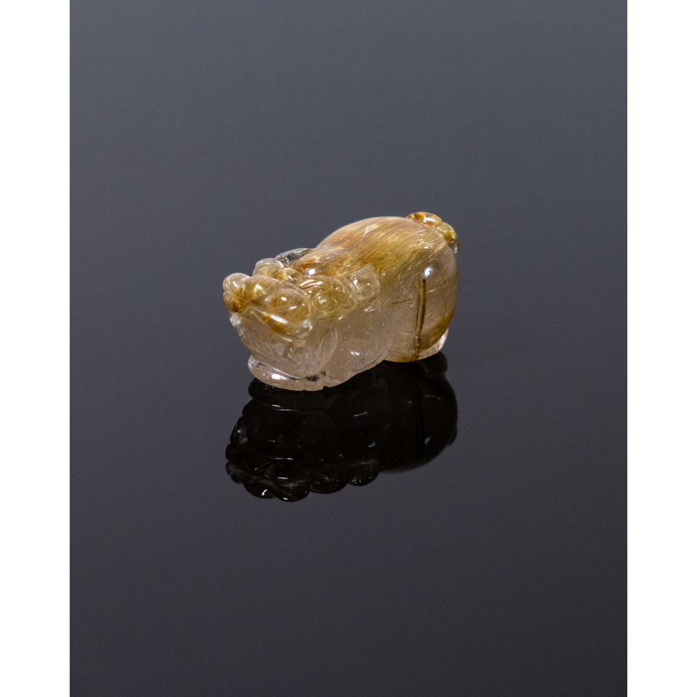 精緻迷你型奢華鈦晶貔貅-細節圖11