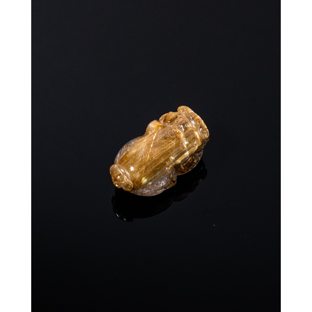 精緻迷你型奢華鈦晶貔貅-細節圖3