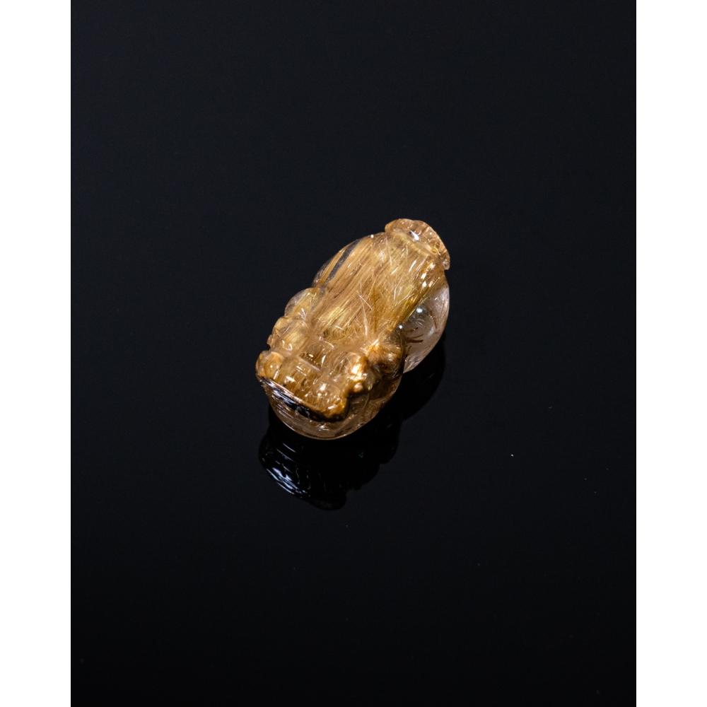 精緻迷你型奢華鈦晶貔貅-細節圖4