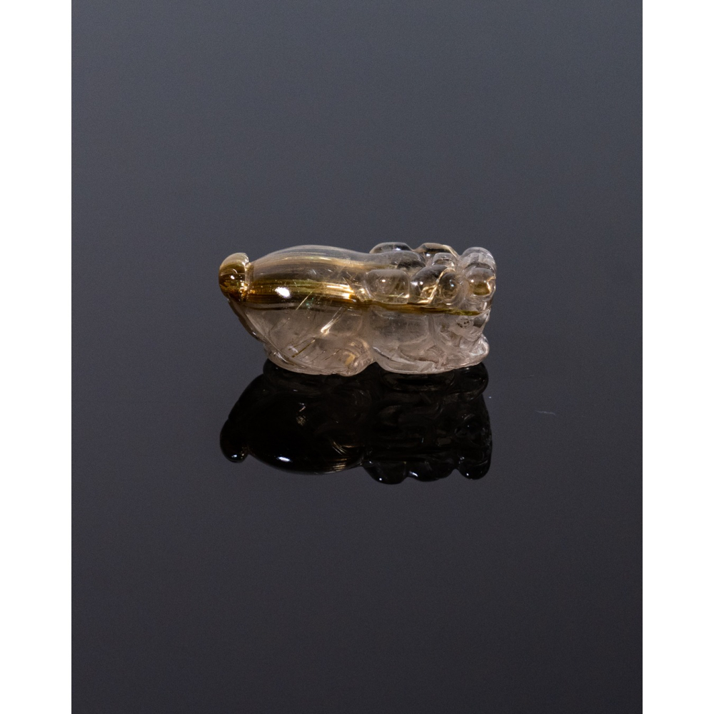 精緻迷你型奢華鈦晶貔貅-細節圖6