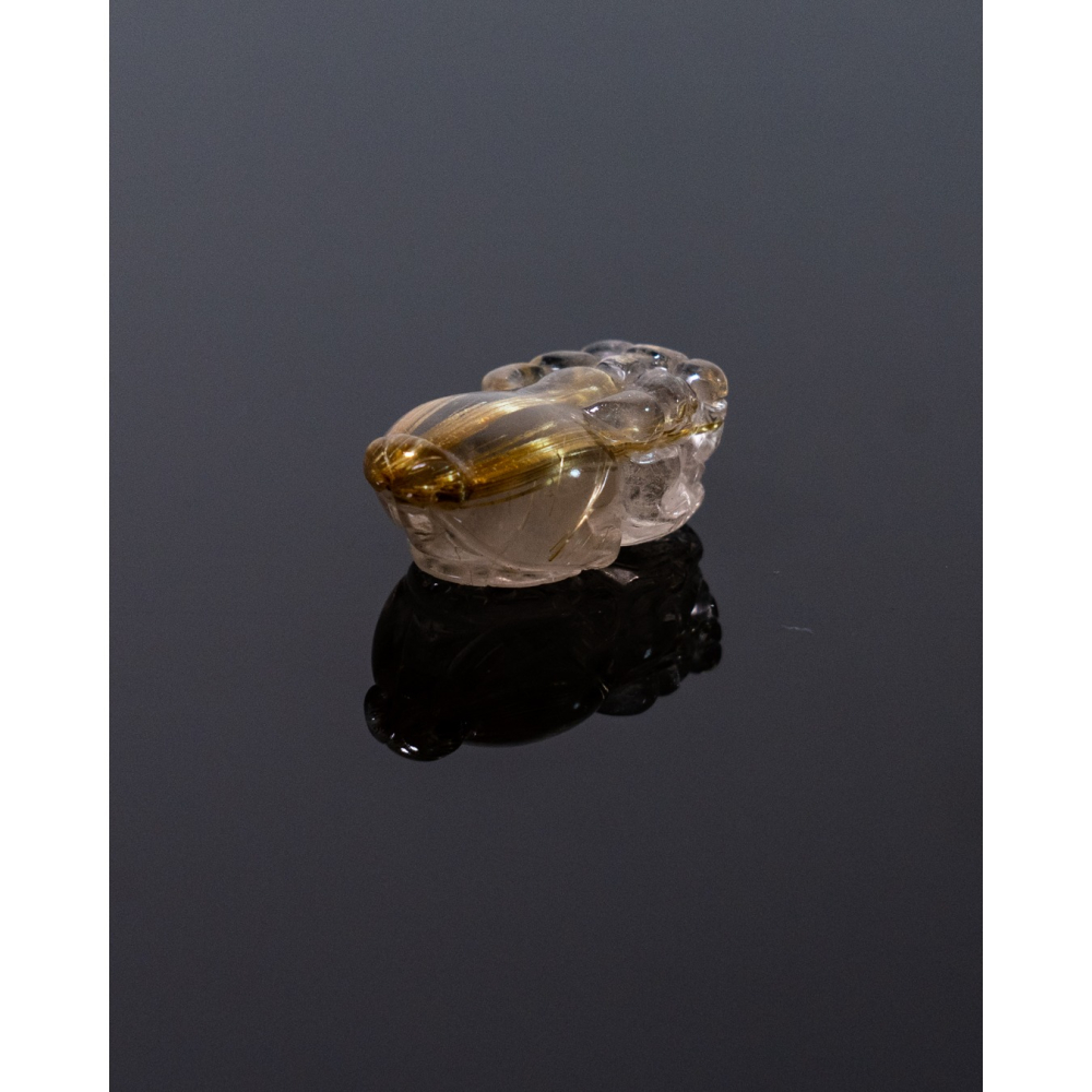 精緻迷你型奢華鈦晶貔貅-細節圖7