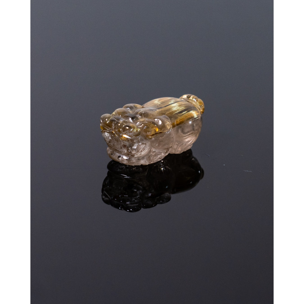 精緻迷你型奢華鈦晶貔貅-細節圖11