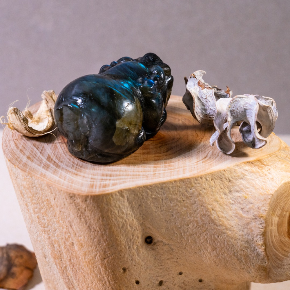 藍光黑拉長貔貅-細節圖7