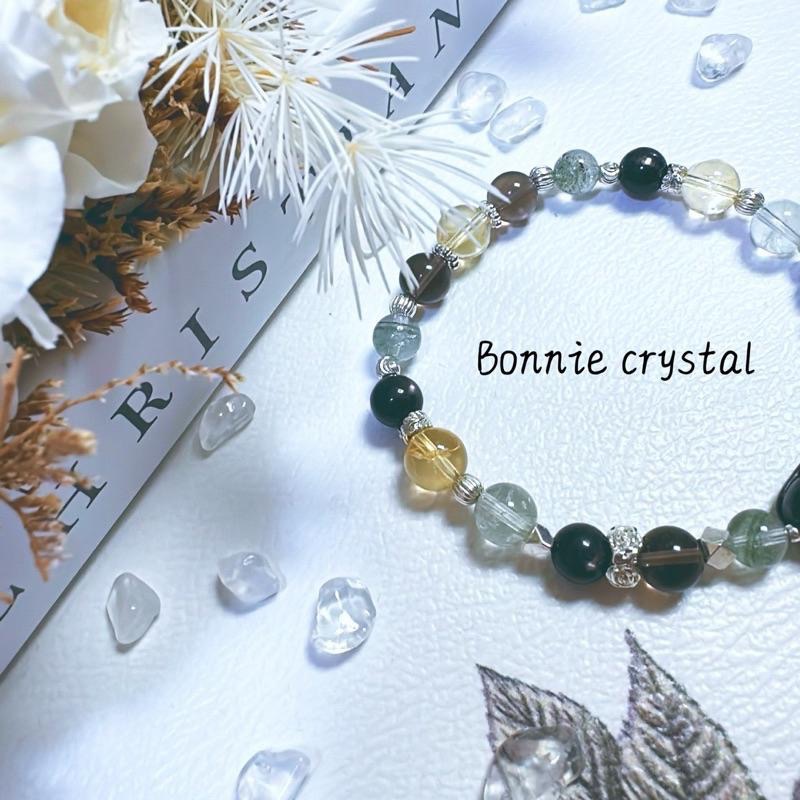 ✨✨ 綠幽夢境設計手鍊✨✨金運石貔貅、綠幽靈、茶晶、黃水晶、綠阿賽-細節圖5
