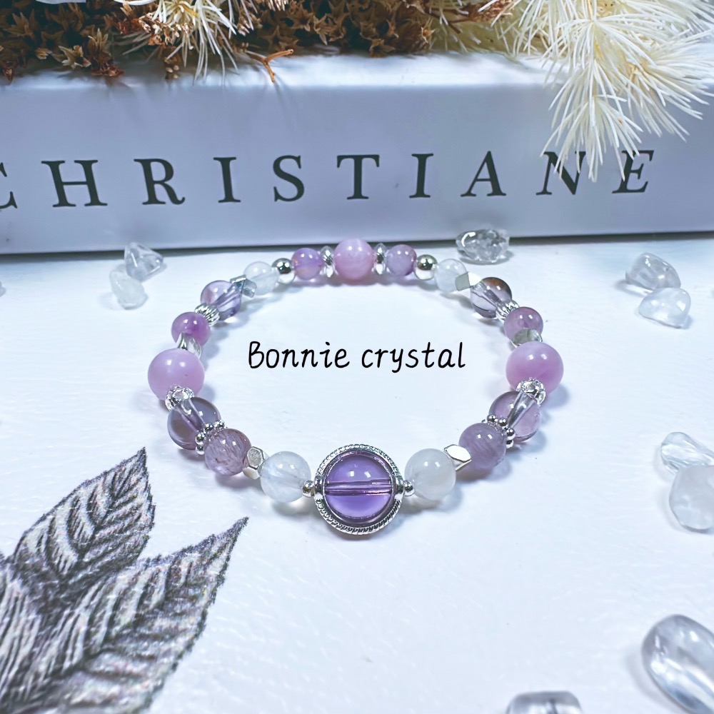 紫色系水晶手鍊