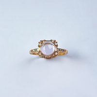🌼粉晶水晶戒指