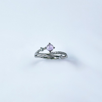 🌼環繞型紫水晶戒指
