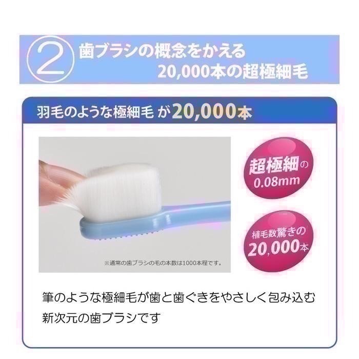 日本頂級牙刷~原廠Ptnano白金奈米粒子manmou萬毛牙刷牙刷軟毛牙刷~給寶貝最好的口腔清潔觸感-細節圖5