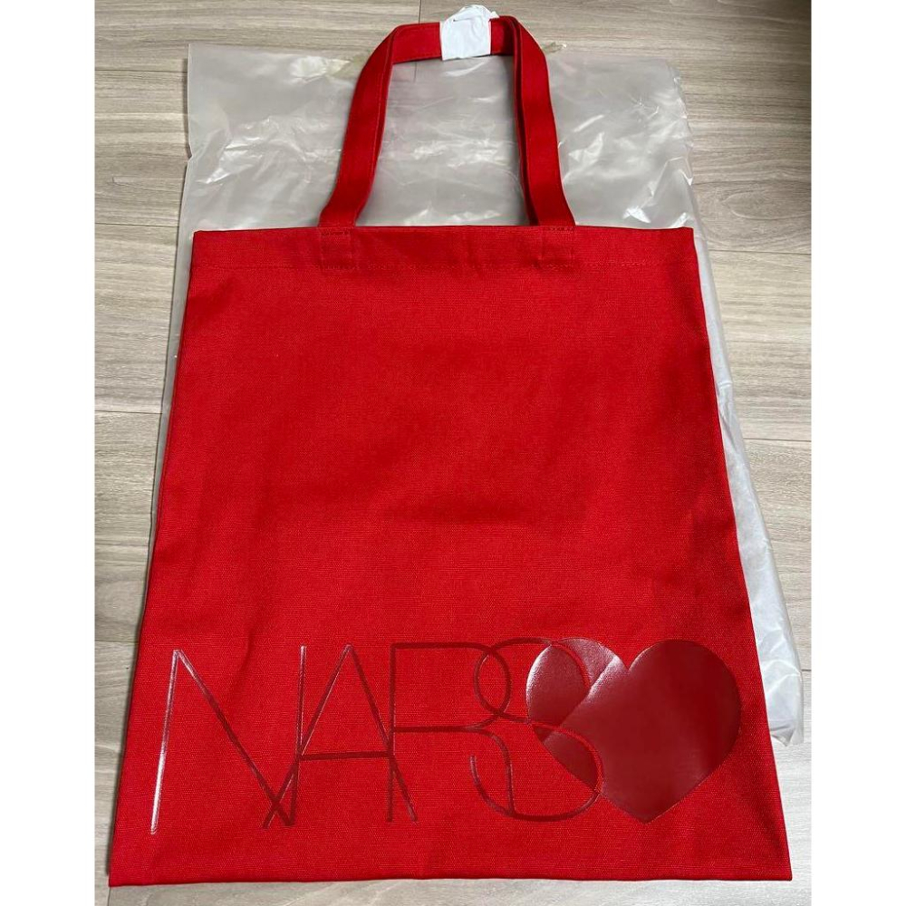 NARS 全新紅色環保袋/手提袋~不含化妝品~日本帶回-細節圖3