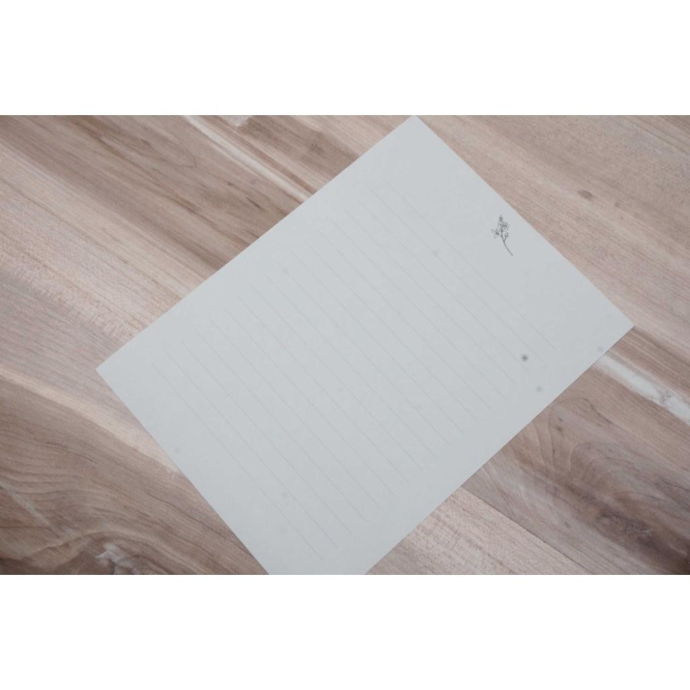 一草一木~拼布風格鄉村風格便簽/信紙/信封組-細節圖7