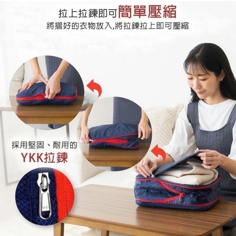<一草一木>行李壓縮袋 日本ICHIFUJI 採用 帳篷用聚酯纖維布料及YKK拉鍊,堅固耐用 (日本樂天銷售第1)-細節圖5