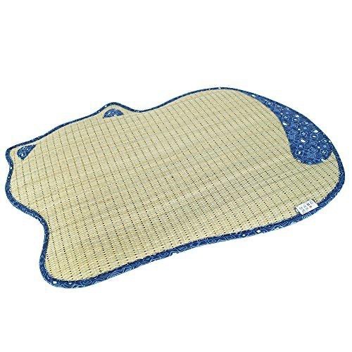 一草一木商行~引進日本江戶貓咪~貓咪夏季草蓆涼蓆寵物地墊睡墊座布團~兩款樣式~歡迎台中自取-細節圖3