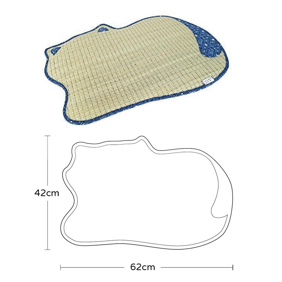 一草一木商行~引進日本江戶貓咪~貓咪夏季草蓆涼蓆寵物地墊睡墊座布團~兩款樣式~歡迎台中自取-細節圖4