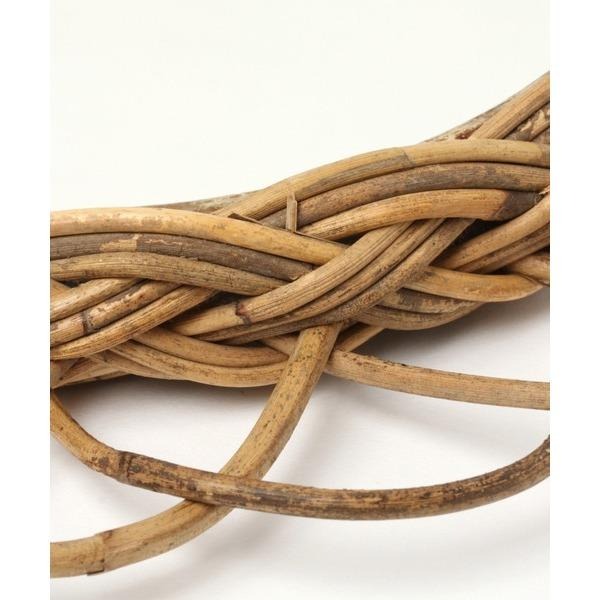 【一草一木】手工藤編復古鏡 掛鏡 復古 藤編 手編  懷舊感 鏡子 化妝鏡 藤編-細節圖6