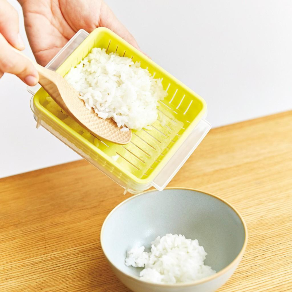 一草一木商行~日本進口冷凍保鮮盒.可直接維波加熱~超方便~一組同色兩個~隨機出貨-細節圖5