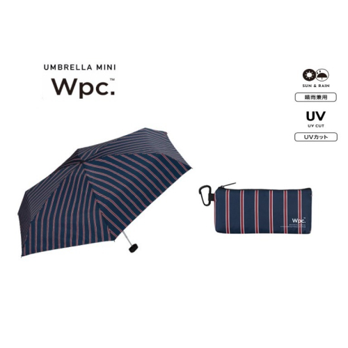 【一草一木】日本Wpc.晴雨二用傘 抗UV UNISEX 雨傘 陽傘 迷你 附傘袋 攜帶方便 雨陽傘 折傘 摺傘 男女兼