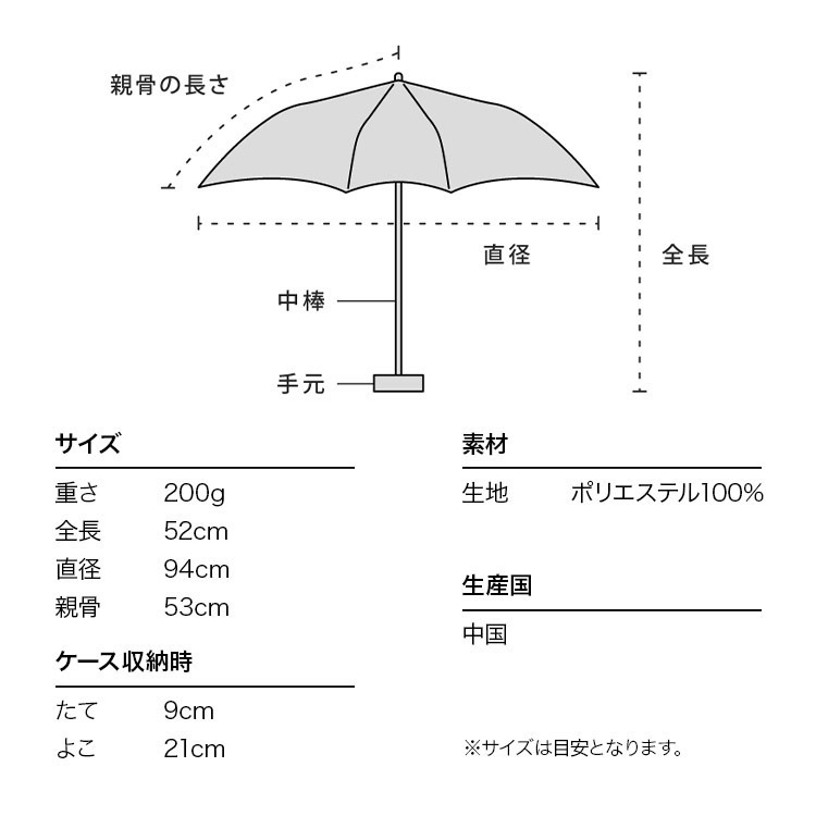 【一草一木】日本Wpc.晴雨二用傘 抗UV UNISEX 雨傘 陽傘 迷你 附傘袋 攜帶方便 雨陽傘 折傘 摺傘 男女兼-細節圖4