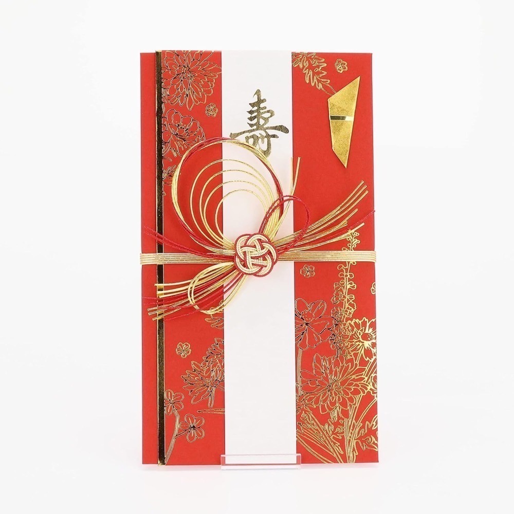 【一草一木】日本進口日式豪華精緻百花燙金 婚禮 紅包袋 生日 祝賀 紅包袋 過年紅包 禮金袋-細節圖3