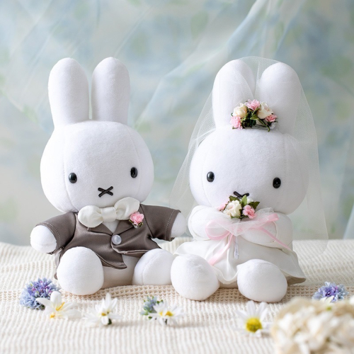 【一草一木】MIFFY 米飛兔 限量 婚禮 結婚 娃娃 結婚賀禮 婚禮娃娃 婚禮 結婚禮物 婚禮收禮台 一對