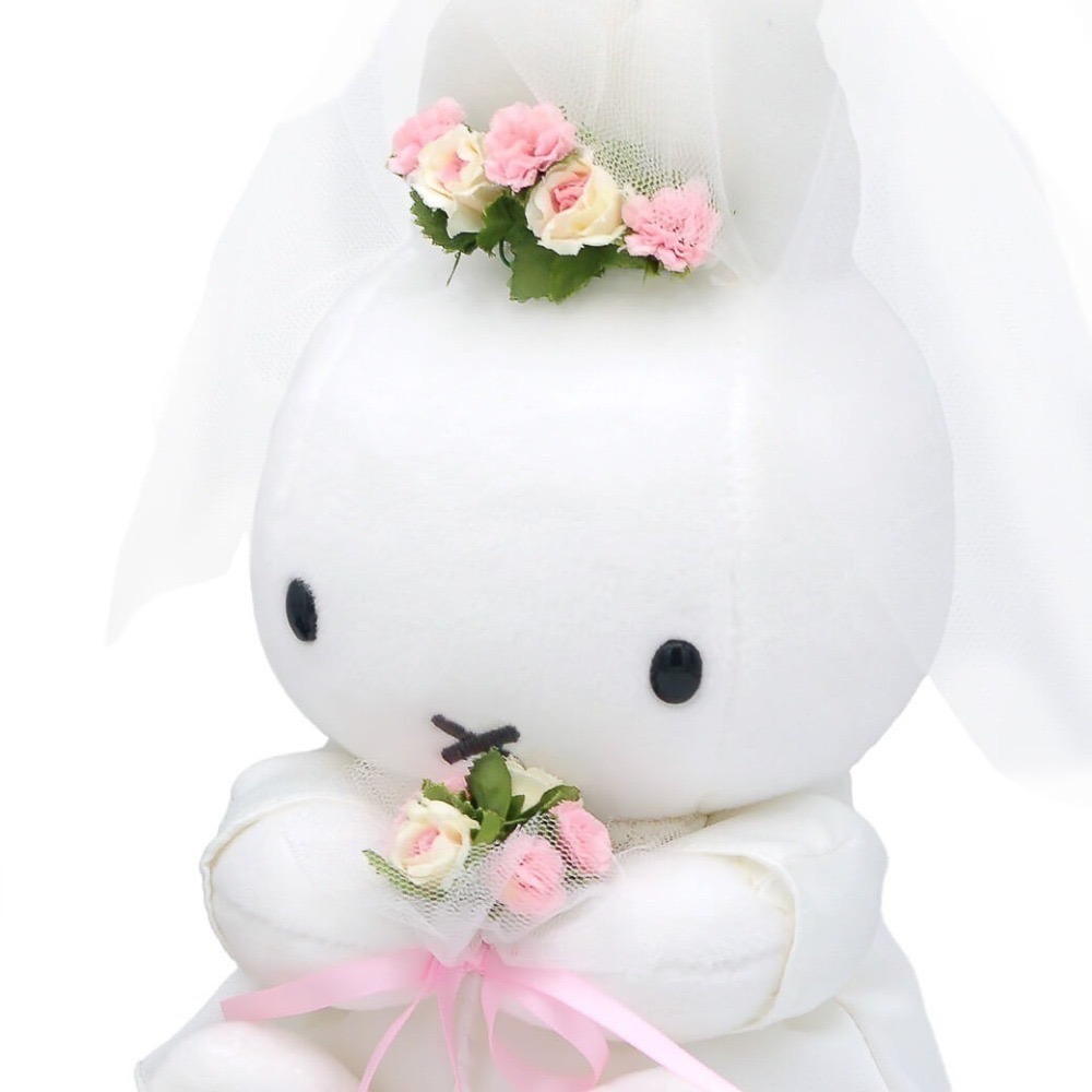 【一草一木】MIFFY 米飛兔 限量婚禮結婚 娃娃 結婚賀禮 婚禮娃娃 婚禮 結婚禮物 婚禮收禮台 一對-細節圖4
