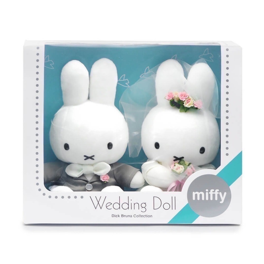 【一草一木】MIFFY 米飛兔 限量婚禮結婚 娃娃 結婚賀禮 婚禮娃娃 婚禮 結婚禮物 婚禮收禮台 一對-細節圖6