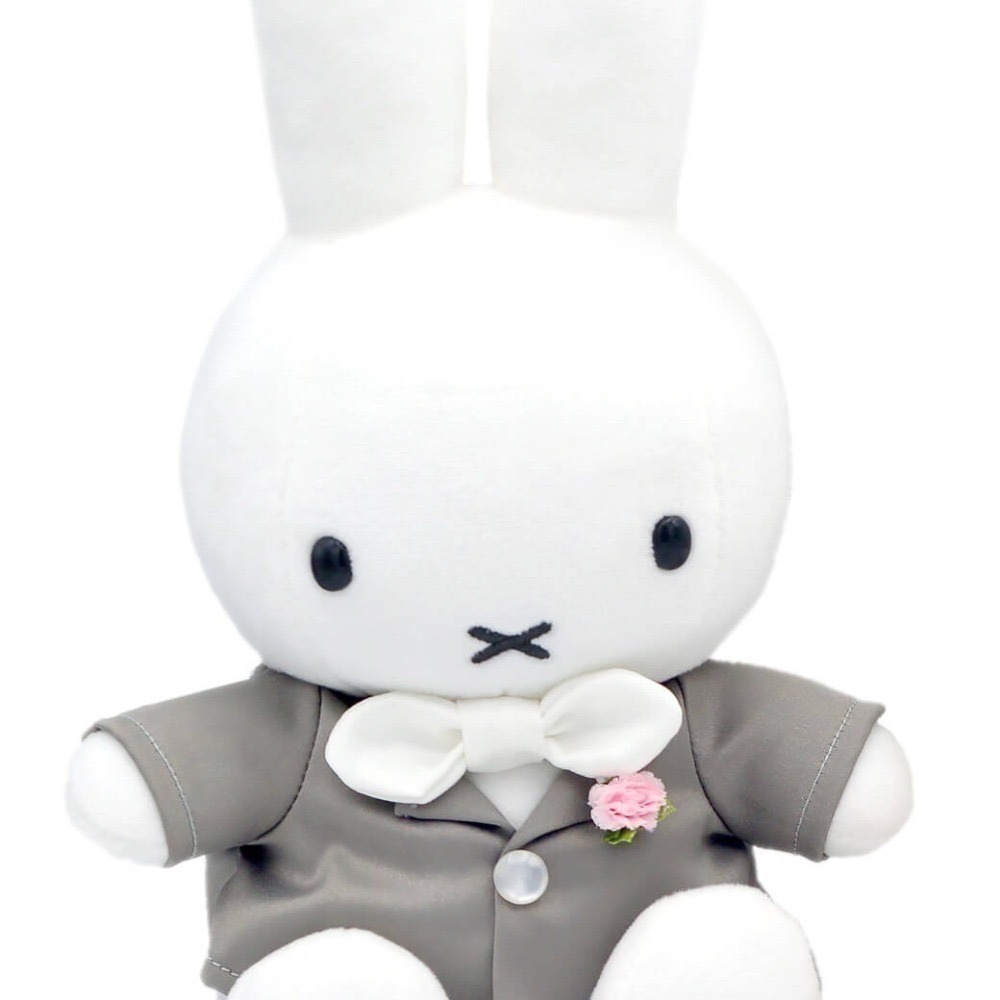 【一草一木】MIFFY 米飛兔 限量婚禮結婚 娃娃 結婚賀禮 婚禮娃娃 婚禮 結婚禮物 婚禮收禮台 一對-細節圖5