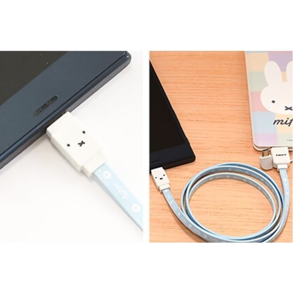 Type C 充電線 可愛的 miffy 米菲米飛 造型 Type-C 充電線 同步資料傳輸與充電-細節圖3