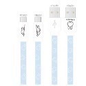 Type C 充電線 可愛的 miffy 米菲米飛 造型 Type-C 充電線 同步資料傳輸與充電-規格圖3
