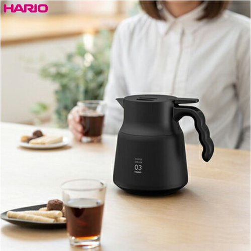 不鏽鋼咖啡壺 保溫壺 咖啡壺 熱水壺 600ml 熱水壺 戶外 露營 咖啡器具 HARIO