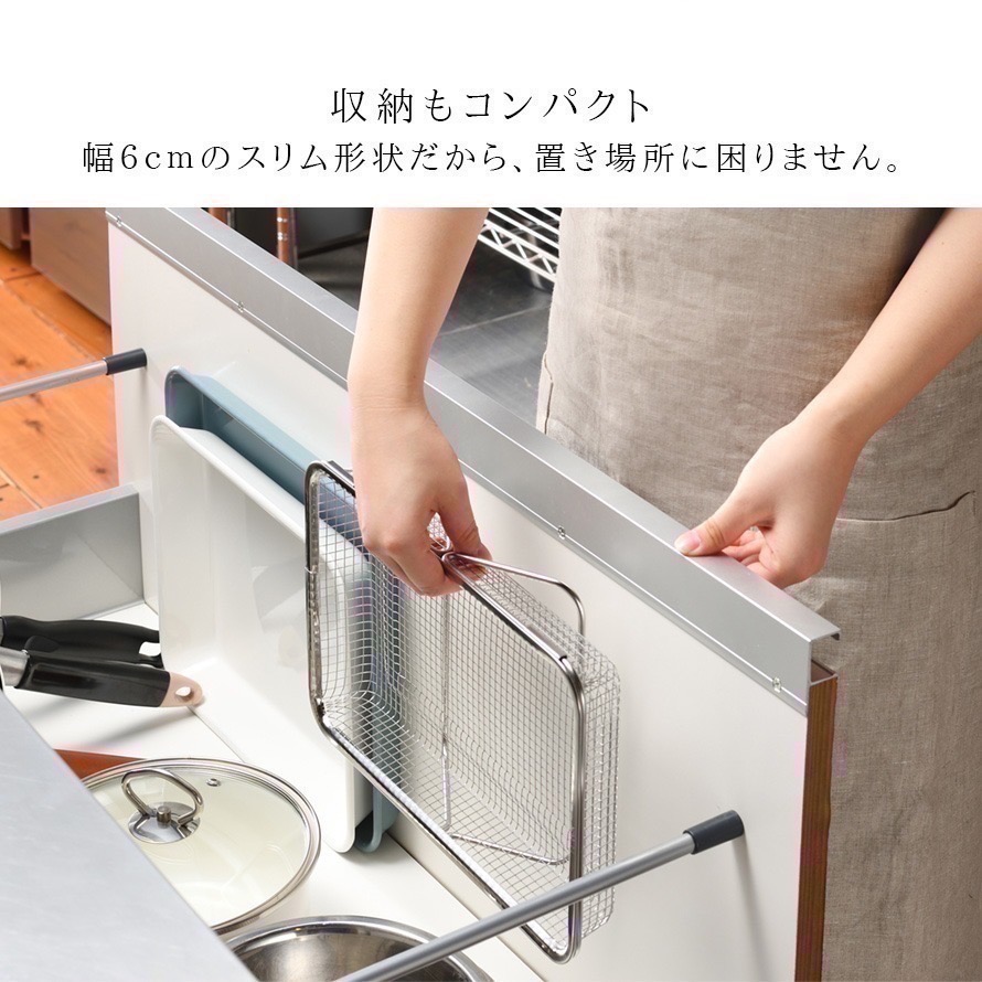【一草一木】日本AUX leye 不銹鋼伸縮瀝水籃 濾水籃 廚房收納 居家 不銹鋼 洗菜籃 伸縮 LES3246 燕三條-細節圖4