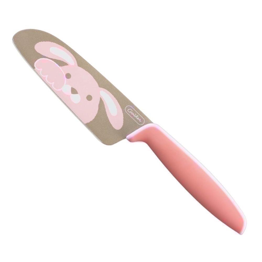 【一草一木】日本 富士fuji cutlery 兒童安全菜刀 可愛動物 菜刀 兒童用 料理刀 水果刀-細節圖4