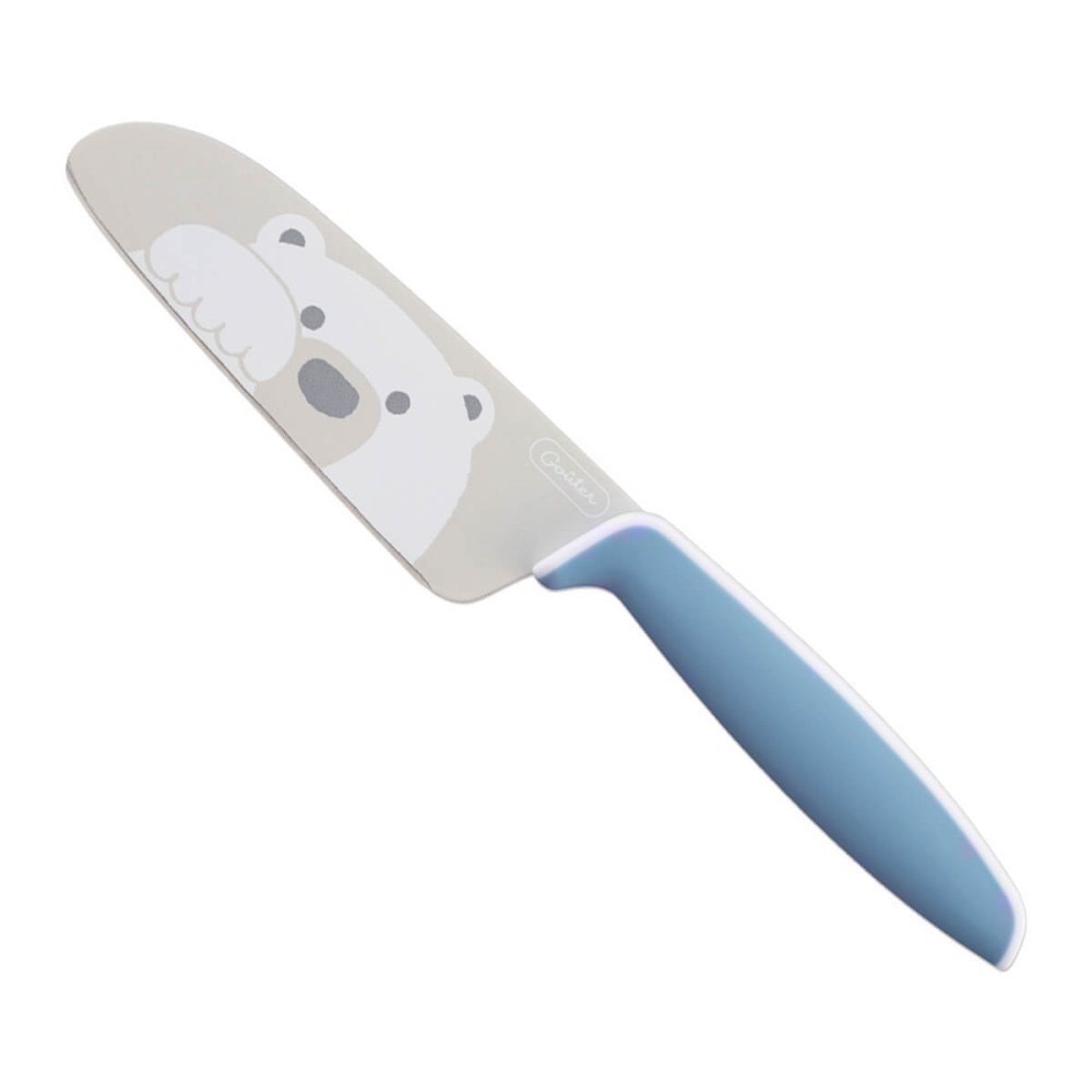 【一草一木】日本 富士fuji cutlery 兒童安全菜刀 可愛動物 菜刀 兒童用 料理刀 水果刀-細節圖5