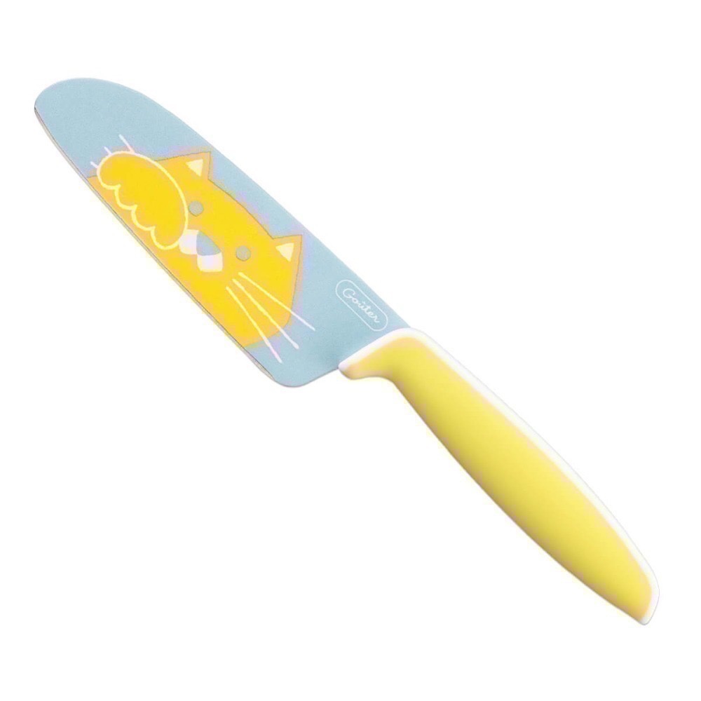 【一草一木】日本 富士fuji cutlery 兒童安全菜刀 可愛動物 菜刀 兒童用 料理刀 水果刀-細節圖6