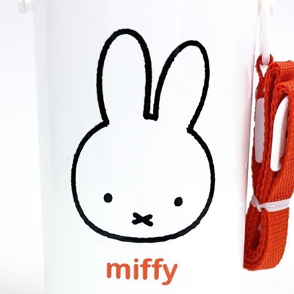 【一草一木】日本miffy 米飛兔 米菲 吸管式 保冷水壺 附背帶 學習水壺 幼稚園 上學 45ml MF814-細節圖3