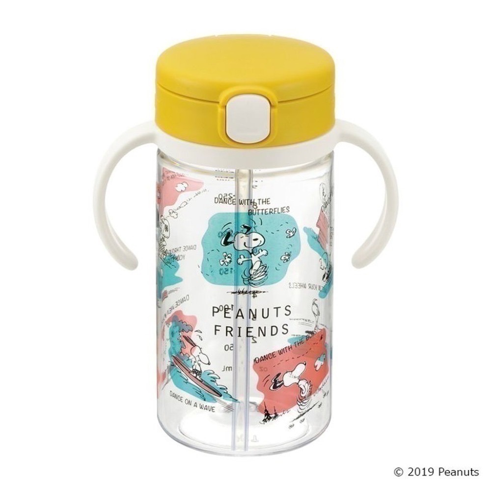 【一草一木】Richell 利其爾SNOOPY  隨身吸管水杯(200ml/320ml) 吸管水杯 學習杯 煮沸消毒-規格圖8