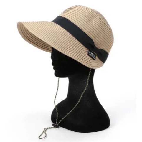 【一草一木】小顏效果遮陽帽 可調頭圍 附綁繩 可折疊 可洗衣機清潔 夏日必備 帽子 防曬 防吹走 運動 郊遊 方便收納-細節圖8