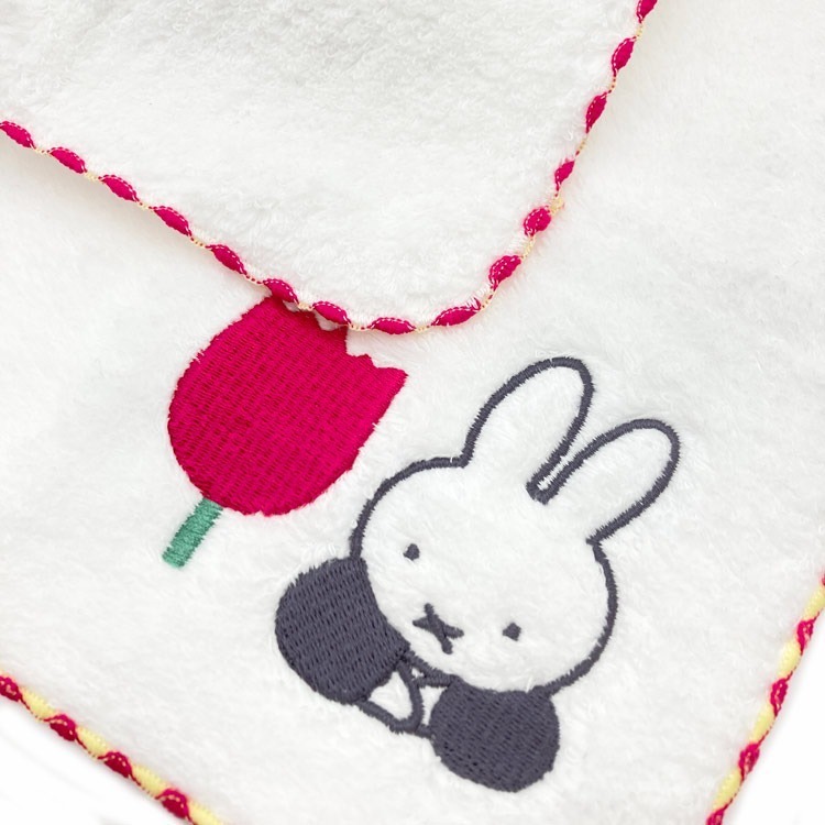 【一草一木】日本 miffy 米飛兔 米菲兔 超柔軟 超澎鬆 觸感極佳 刺繡 綿100% 手帕 毛巾 手巾 多款可選-細節圖2