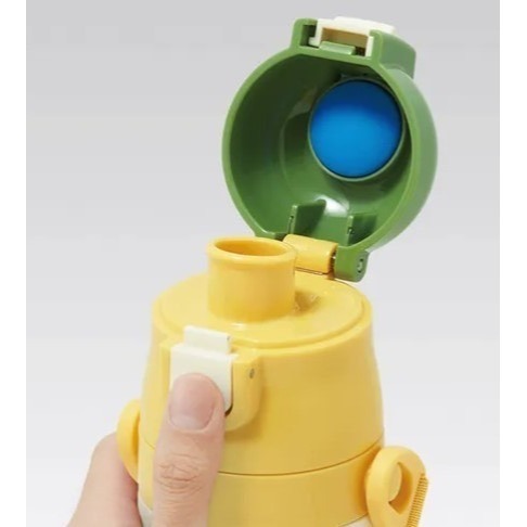 【Skater】日本 超輕量不鏽鋼 宮崎駿 龍貓 龍貓巴士 保溫保冷直飲彈蓋 壓按 兩用水壺保溫瓶-細節圖4