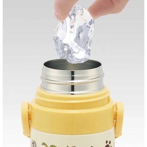 【Skater】日本 超輕量不鏽鋼 宮崎駿 龍貓 龍貓巴士 保溫保冷直飲彈蓋 壓按 兩用水壺保溫瓶-細節圖5