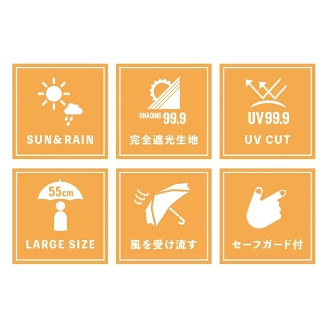 【because】日本品牌雨傘/折傘/抗強風/大尺寸/竹製手把/抗UV99%/多色可選/晴雨兩用/直徑96cm現貨在台中-細節圖4