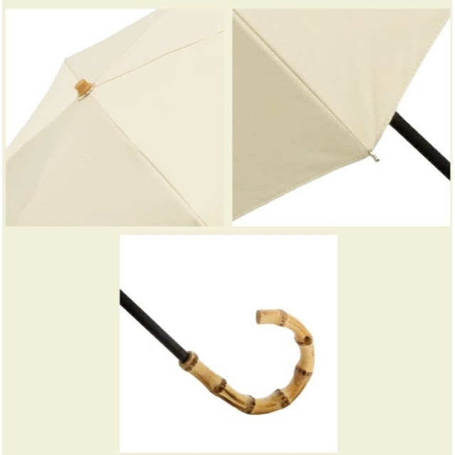 【because】日本品牌雨傘/折傘/抗強風/大尺寸/竹製手把/抗UV99%/多色可選/晴雨兩用/直徑96cm現貨在台中-細節圖5