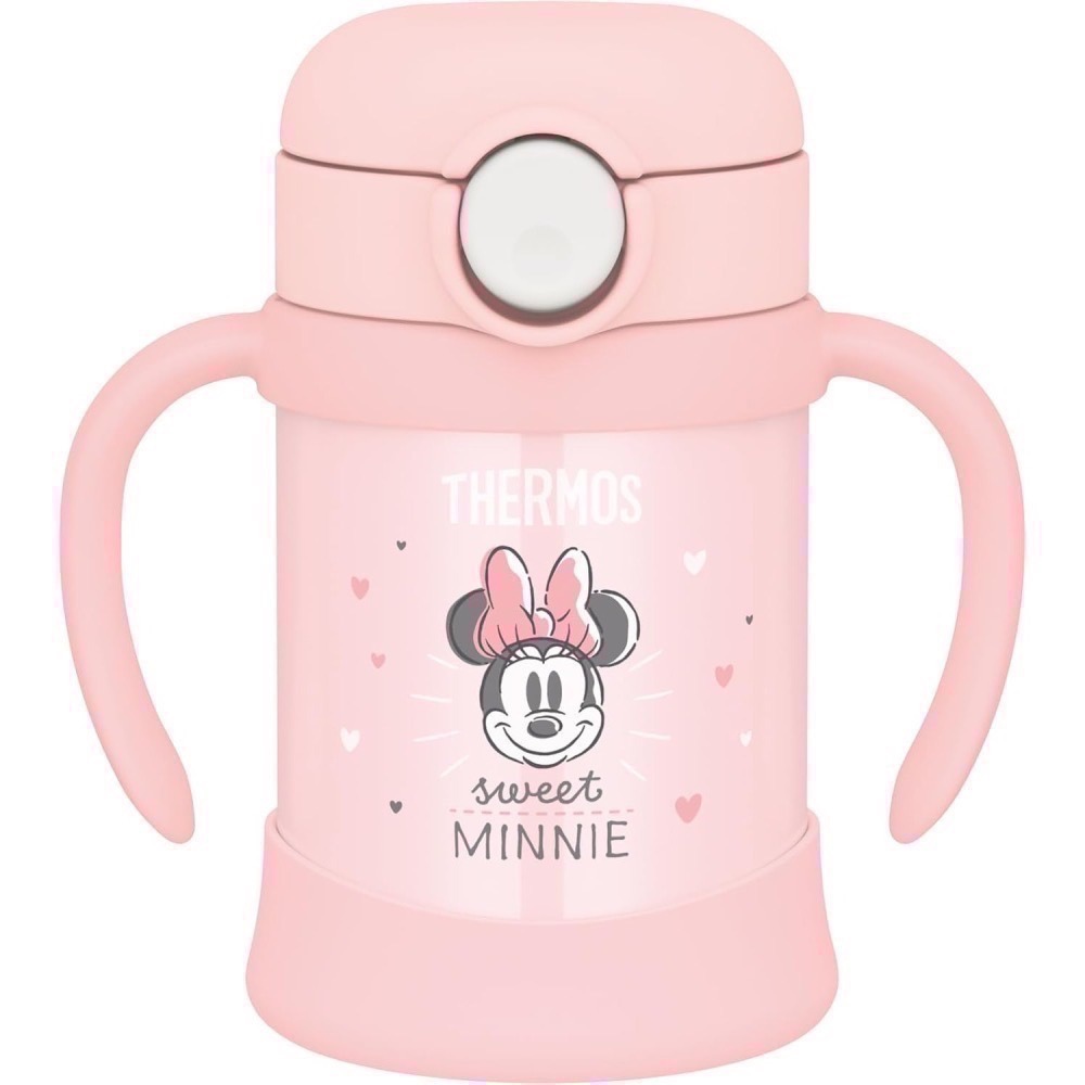【膳魔師】預購! miffy 米奇 米妮 保冷杯 魔法瓶 250ml 吸管式保冷杯 方便攜帶 學習杯 雙手可握拿-細節圖2