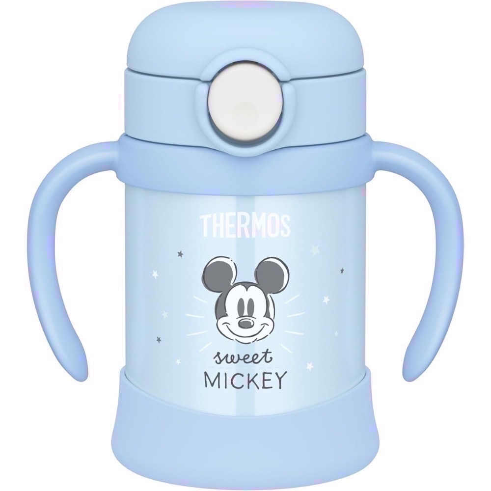 【膳魔師】預購! miffy 米奇 米妮 保冷杯 魔法瓶 250ml 吸管式保冷杯 方便攜帶 學習杯 雙手可握拿-細節圖3