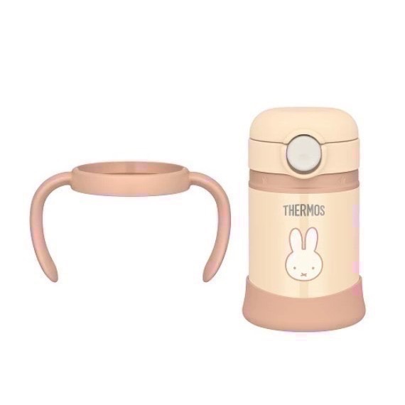 【膳魔師】預購! miffy 米奇 米妮 保冷杯 魔法瓶 250ml 吸管式保冷杯 方便攜帶 學習杯 雙手可握拿-細節圖6