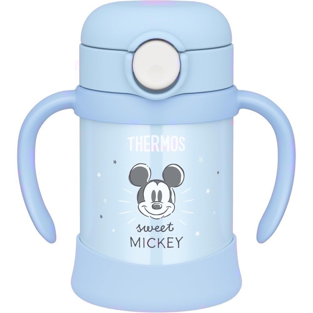 【膳魔師】預購! miffy 米奇 米妮 保冷杯 魔法瓶 250ml 吸管式保冷杯 方便攜帶 學習杯 雙手可握拿-細節圖3