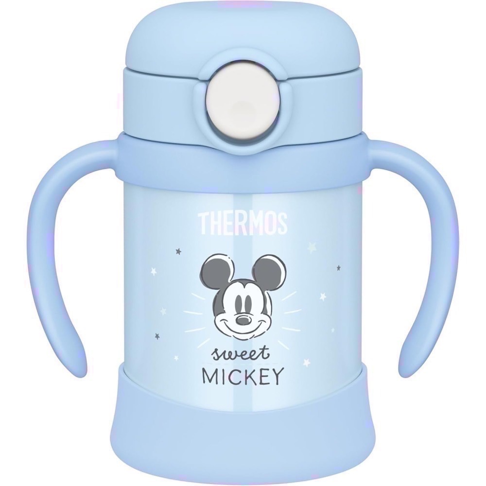 【膳魔師】預購! miffy 米奇 米妮 保冷杯 魔法瓶 250ml 吸管式保冷杯 方便攜帶 學習杯 雙手可握拿-細節圖3