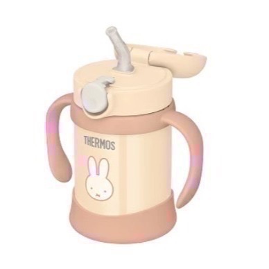 【膳魔師】預購! miffy 米奇 米妮 保冷杯 魔法瓶 250ml 吸管式保冷杯 方便攜帶 學習杯 雙手可握拿-細節圖5