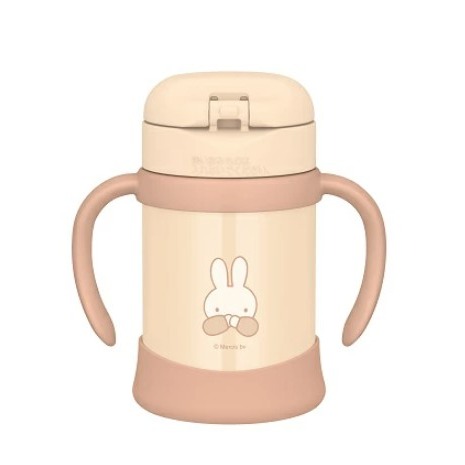 【膳魔師】miffy 保冷杯 魔法瓶 250ml 吸管式保冷杯 方便攜帶 學習杯 雙手可握拿 FJT-250B-細節圖3